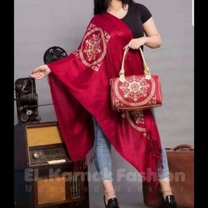 Scarf and bag 1 set 2 set